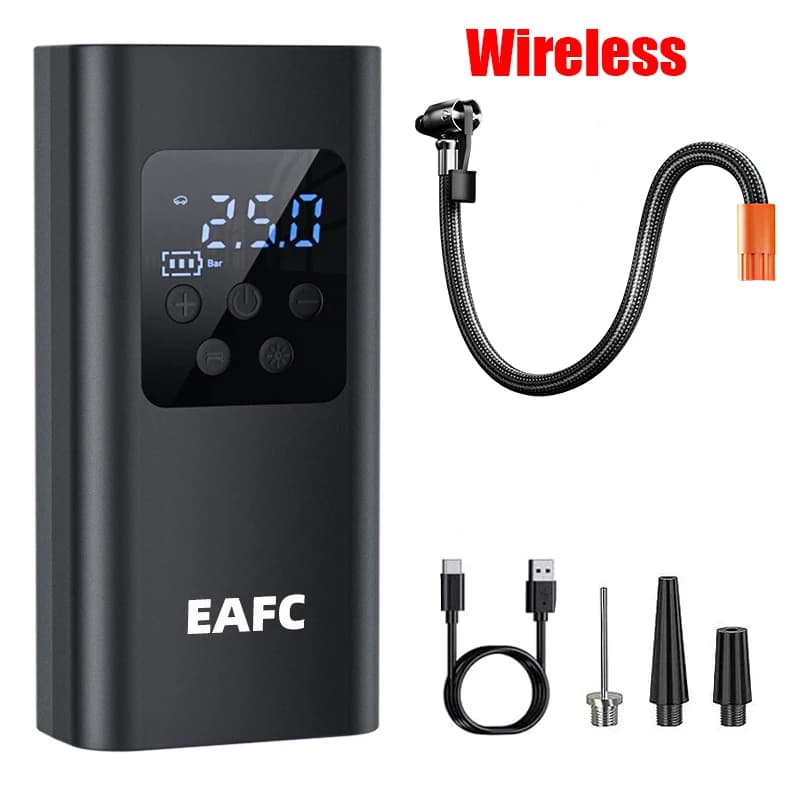 Bezprzewodowy kompresor 150 PSI z wyświetlaczem – EAFC