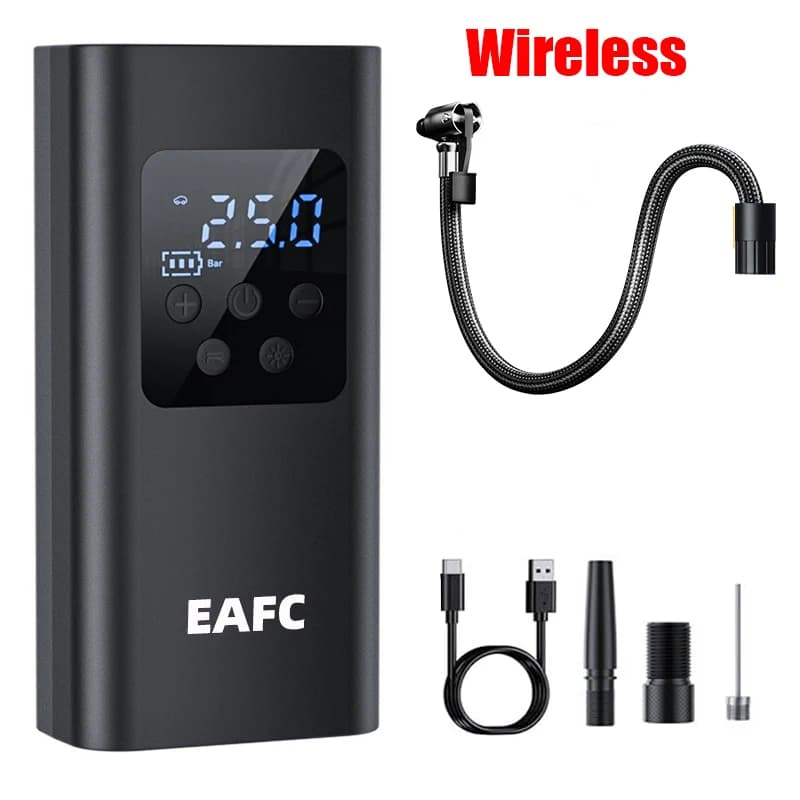 Bezprzewodowy kompresor 150 PSI z wyświetlaczem – EAFC