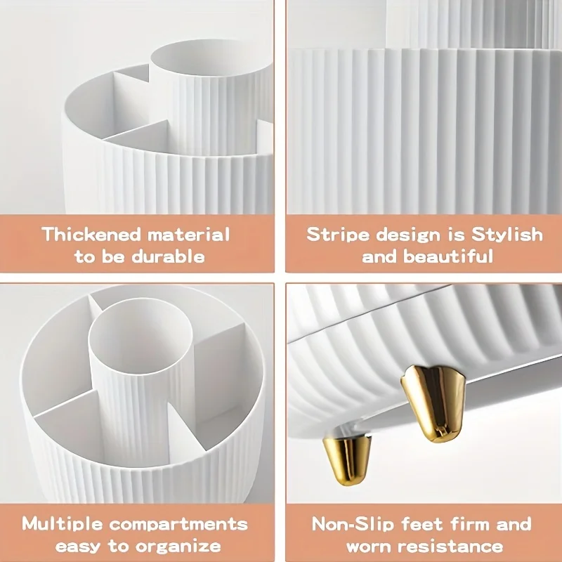 Obrotowy organizer na kosmetyki – duża pojemność