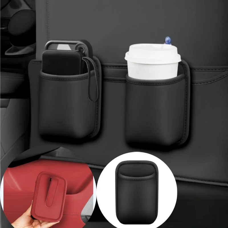 Samochodowy organizer boczny z uchwytem na kubek