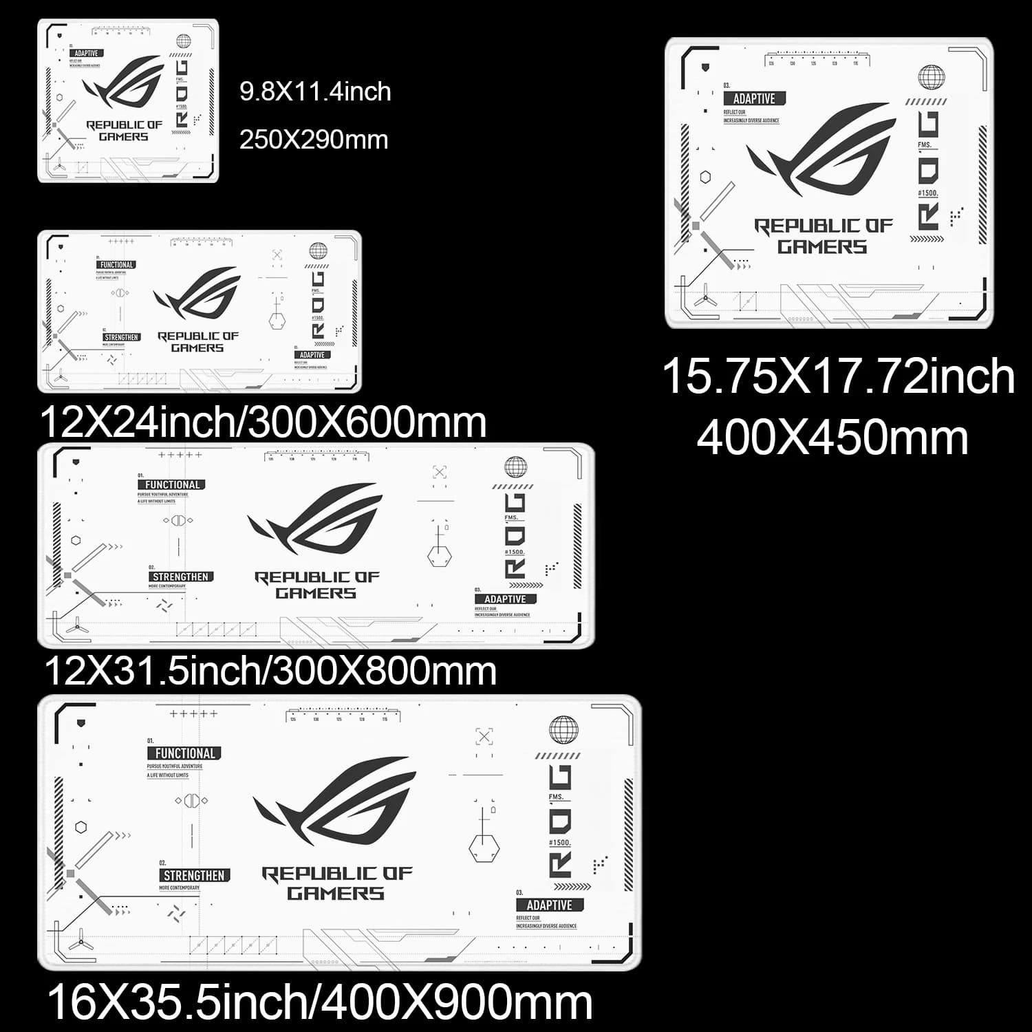 Rozszerzona podkładka pod mysz i klawiaturę XXL