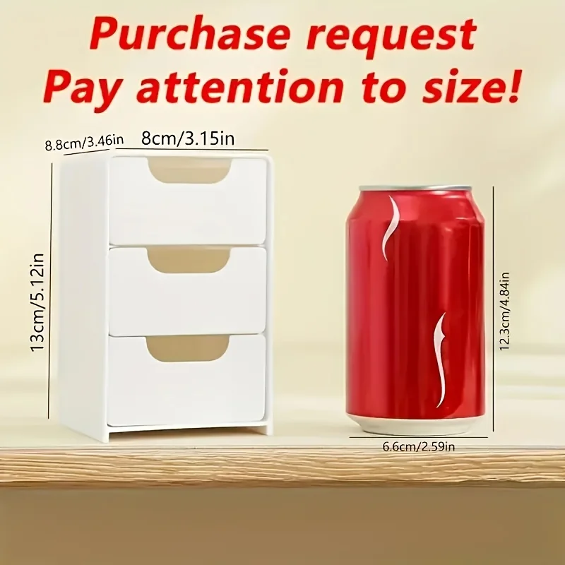 3-poziomowy organizer biurkowy z szufladami