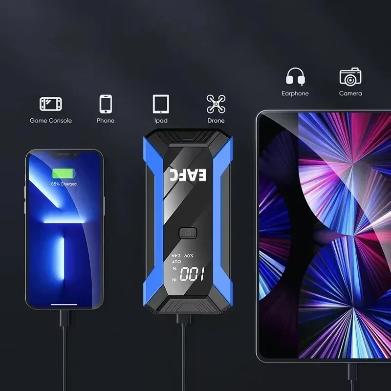 Booster akumulatora 1200 A / 2000 A – rozruch 12 V