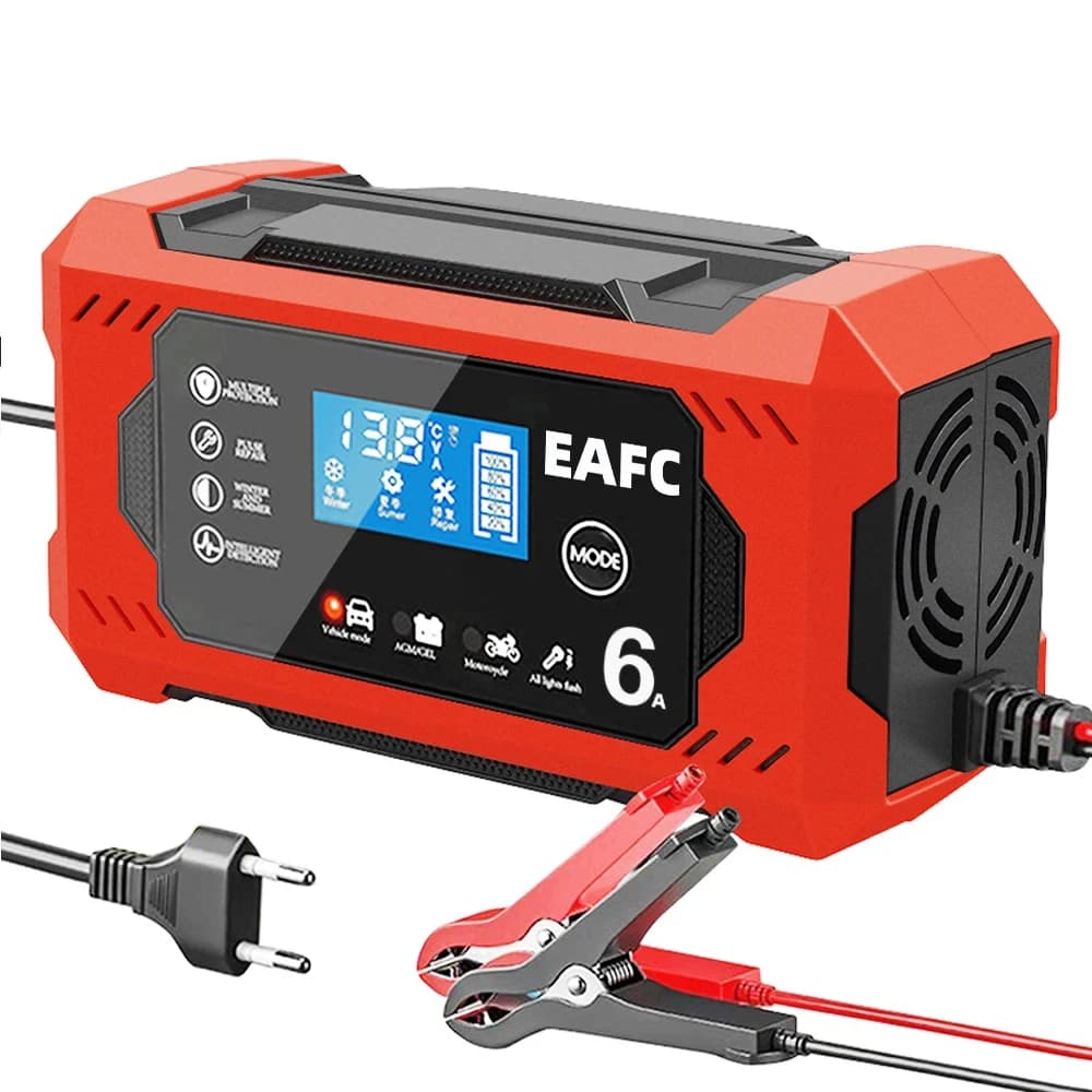 Ładowarka do akumulatora 12 V 6 A z trybem naprawy