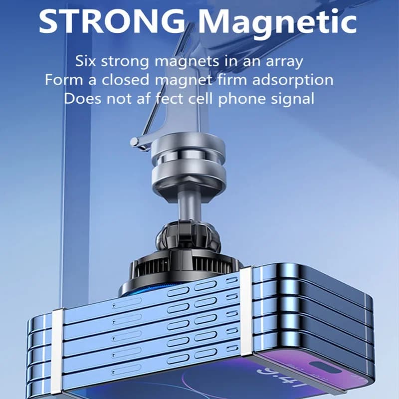 Magnetyczna ładowarka samochodowa 30 W z chłodzeniem