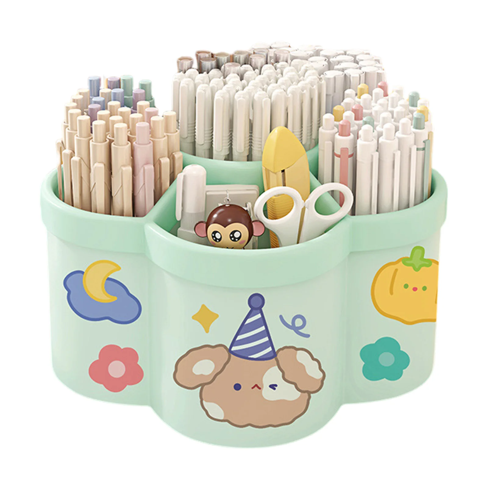 Obrotowy organizer na długopisy i pędzle