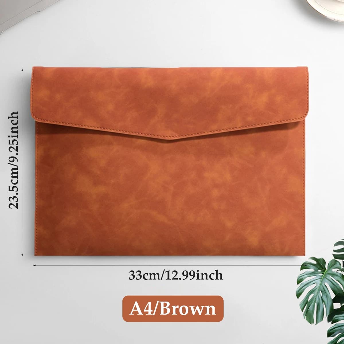 Skórzana teczka A4 na dokumenty
