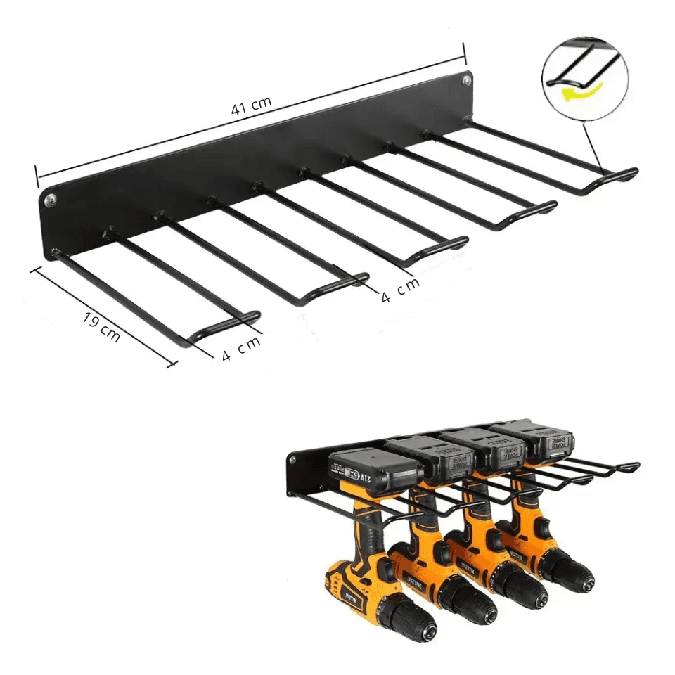 Ścienny organizer na elektronarzędzia
