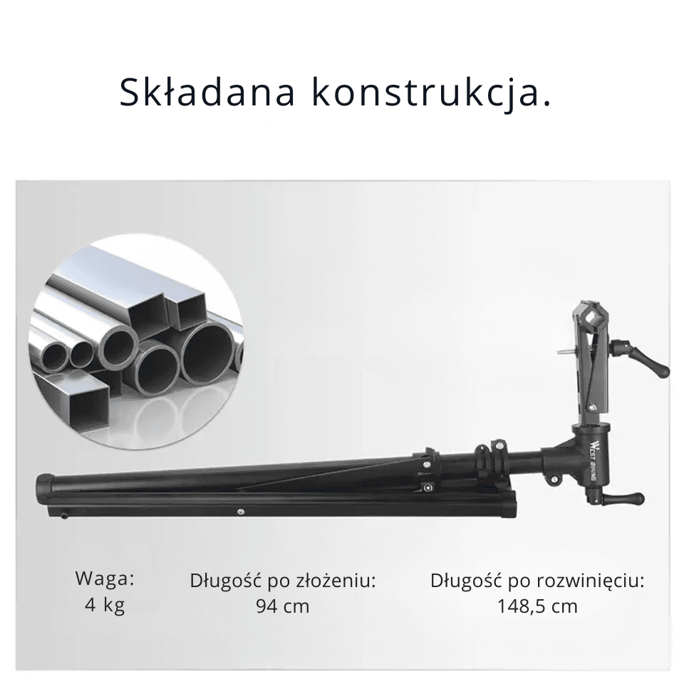 Aluminiowy stojak serwisowy do roweru