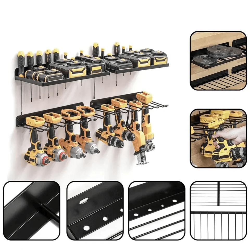 Ścienny organizer na elektronarzędzia